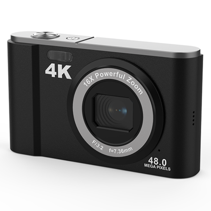 Compact 48MP Photo & 4K 60FPS Video Camera with 2.8" Screen Display