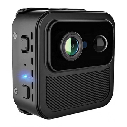 Ultra HD Smart WiFi Surveillance Camera with Wide Field View and Long Battery Life, Black