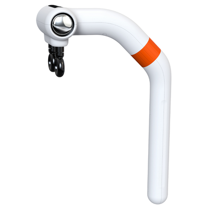 Deep Tissue Percussion Massager 6 Speeds Dual Head 10mm Stroke White