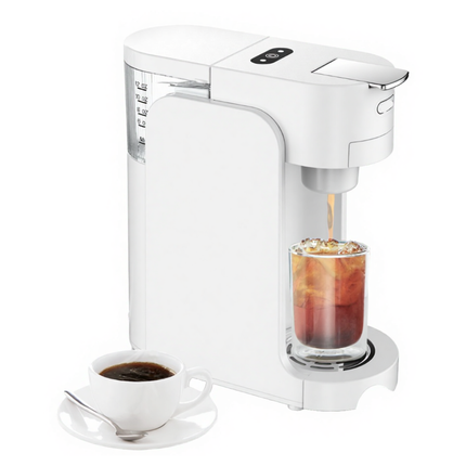 Compact 20 Bar Espresso Maker with 0.9L Water Tank for Pods or Ground Coffee