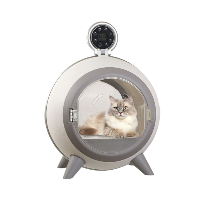 Smart Enclosed Pet Drying Box 1200W with Temperature & Airflow Control for Small and Medium Pets