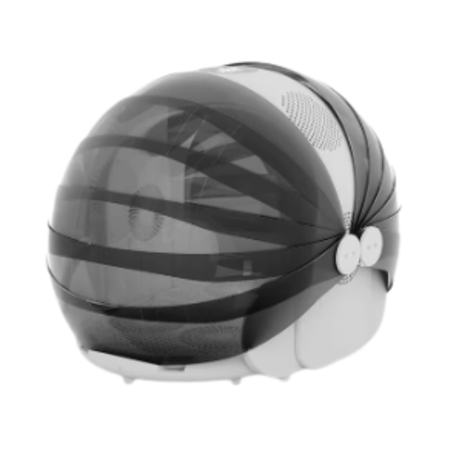 Foldable Pet Hair Dryer Box with Adjustable Temperature and 4 Wind Speeds for Cats and Small Dogs