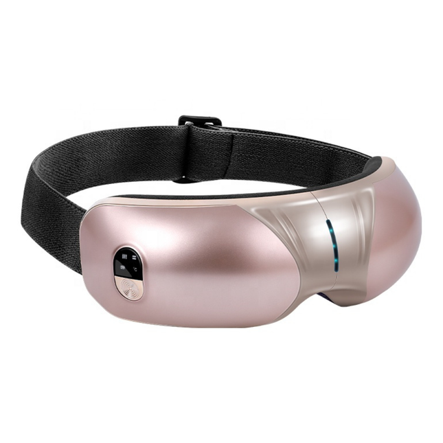 Smart Eye Massager with 42°C Constant Heat, 8 Modes & Bluetooth Music