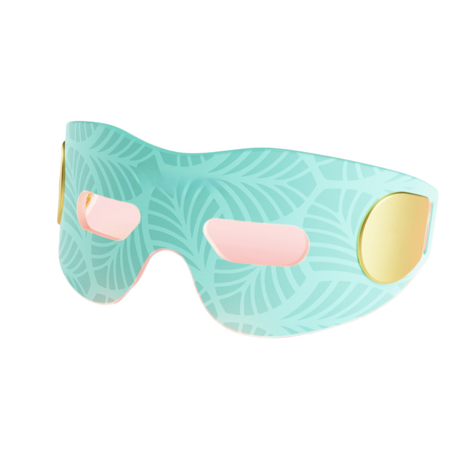 Cordless Red and Infrared LED Eye Mask 80 Light Relaxation Device for Smoother Brighter Looking Skin