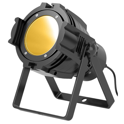 80W COB DMX Stage Light Warm and Cool White 60 Degree Beam with Strobe and Auto Modes