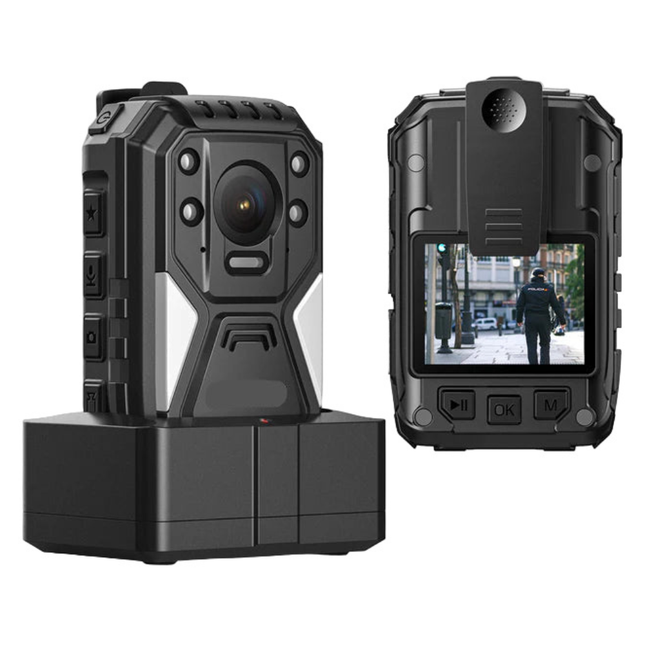 4K Ultra HD Body Worn Camera 128GB Built In Memory with Dock Station