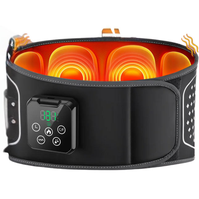 Lumbar Support Belt with Heat, Air Compression & Relaxing Vibration Relaxation