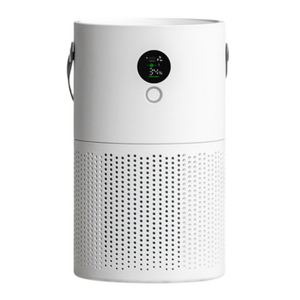 Portable USB Rechargeable Negative Ion Air Purifier with LED Air Quality Display