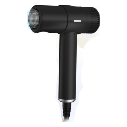 Portable High-Speed Ionic Hair Dryer with LCD Display & Brushless Motor – Lightweight Travel Styling Tool