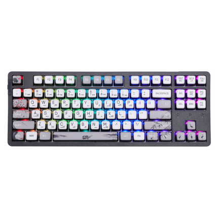 Gradient PBT Keycap Set – 117 Keys, Pudding-Style Mechanical Keyboard Caps