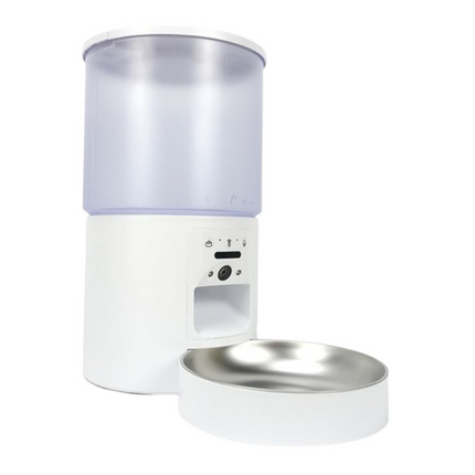 Smart Automatic Pet Feeder with Remote Feeding, Voice Interaction & Food-Fresh Design