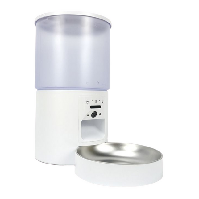 Smart Automatic Pet Feeder with Remote Feeding, Voice Interaction & Food-Fresh Design