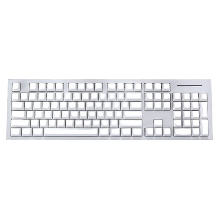 130-Key White PBT Keycap Set – Durable Mechanical Keyboard Replacement Upgrade