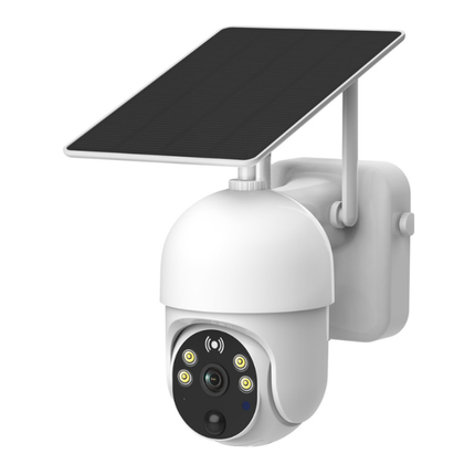 Solar Powered 4G Camera 4MP HD AI Motion Detection Color Night Vision Cloud & TF Storage