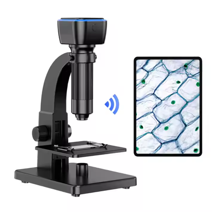 Wireless HD Digital Microscope Camera with 2000× Zoom, 5MP Imaging & Rechargeable LED System