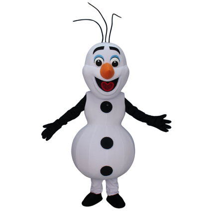 Unisex Adult Snowman Mascot Costume – Full-Body Holiday Character Suit for Parties & Events