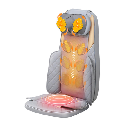 Electric Multi-Zone Neck and Back Massager with Heat, Deep Kneading, and Auto Modes