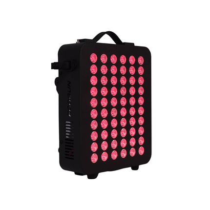 Portable Red Light Relaxation Device Touch Control Desk Stand Black