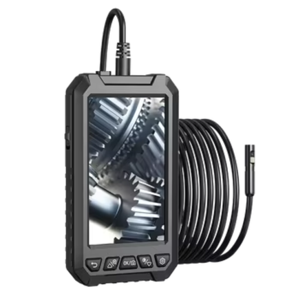 1080P HD Borescope Camera with 5-Inch Display, Dual Viewing Angles & IP67 Waterproof Probe