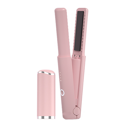 Portable Cordless Hair Straightener Brush 5000mAh Rechargeable 4 Temperature Settings
