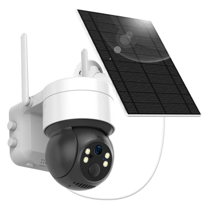 Smart Solar-Powered Outdoor Surveillance Camera with Pan & Tilt, Full-Color Night View and Voice Talk