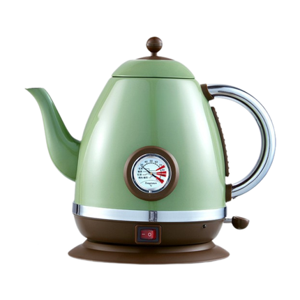 Household 1.5L Electric Kettle Stainless Steel with Thermometer and Insulated Handle Design