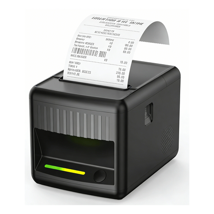 80mm Thermal Receipt Printer with Auto Cutter, USB & LAN Ethernet