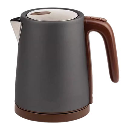 1.2L Electric Kettle with 304 Stainless Steel Interior & Transparent Water Level Indicator