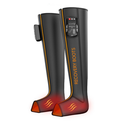 Rechargeable Leg Recovery Massager Full Calf Foot Air Compression with Heat Relaxation