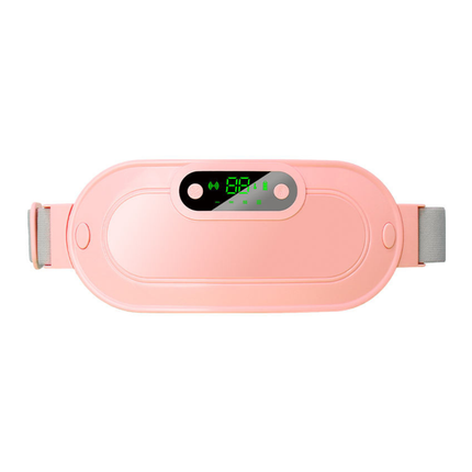 Rechargeable Waist Massage Belt, Infrared Menstrual Heating Pad, 3-Level Temperature Control, 5V 6W