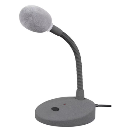 Omnidirectional Gooseneck Desktop Microphone with XLR Connector & Noise Reduction