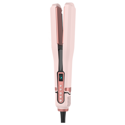 Professional Wet to Dry Hair Styler with Ceramic Plates – 2-in-1 Dryer and Straightener