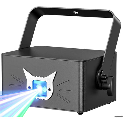 Wireless RGB 3D Laser Projector for DJ & Events – App Controlled Party Lighting System