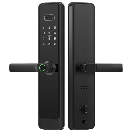 3D Face Recognition Smart Door Lock with HD Camera, Fingerprint & Keypad Access