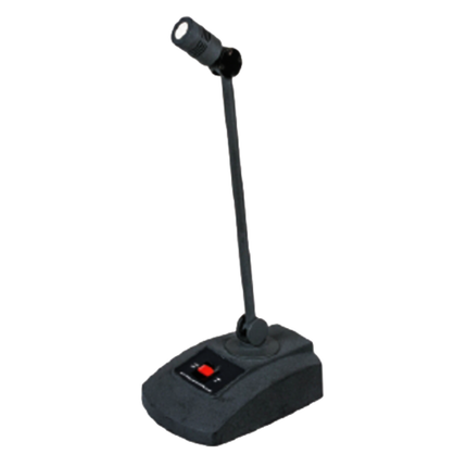 Desktop Flexible Gooseneck Conference Microphone with Heavy-Duty Zinc Metal Base for Presentations, Lectures & Studio Use