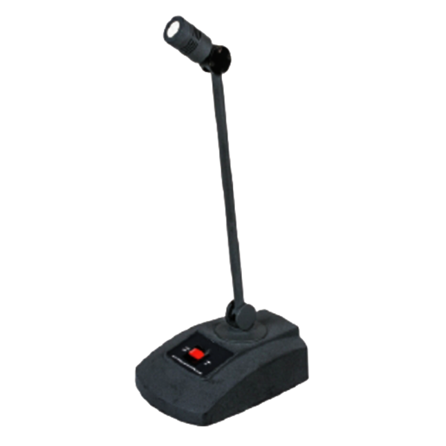Desktop Flexible Gooseneck Conference Microphone with Heavy-Duty Zinc Metal Base for Presentations, Lectures & Studio Use