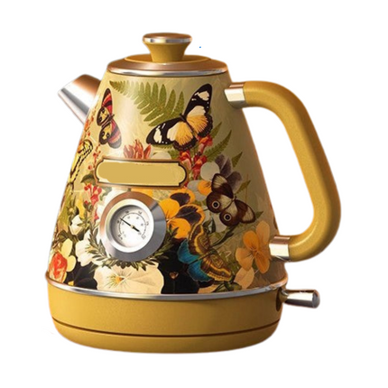 Stainless Steel Electric Kettle with Visible Temperature Display and Auto Shut Off