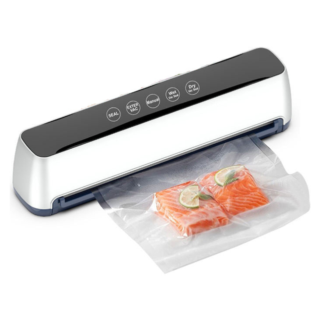 Portable Automatic Vacuum Sealer Machine with LED Touch Controls and 5mm Wide Seal Strip