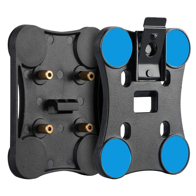 Strong Hold Magnetic Body Camera Mount Clip Black