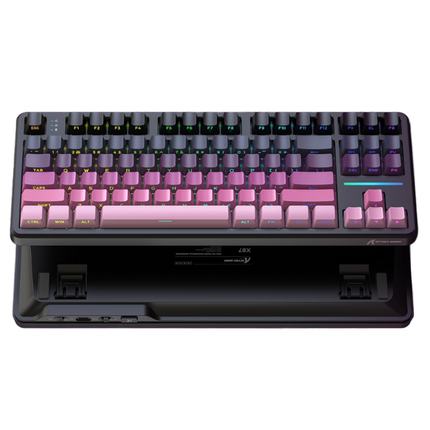 Wireless Mechanical Keyboard & Mouse Set 87-Key RGB Backlit Programmable 2.4GHz & Bluetooth for Desktop and Gaming