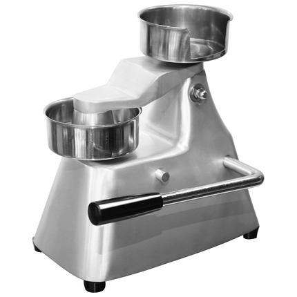 Manual Stainless Steel Burger Patty Press Machine with 150mm Portioning Plate