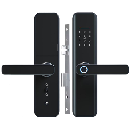 Smart Hotel Door Lock with Fingerprint, RFID, Password, and WiFi Control