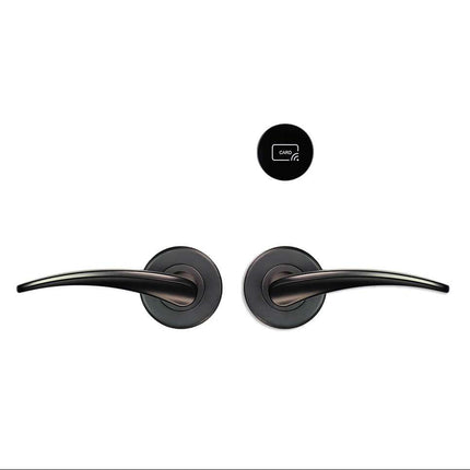 Electronic RFID Hotel Door Lock with Audit Trail, Card Reader & Stainless Steel Latch