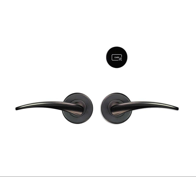 Electronic RFID Hotel Door Lock with Audit Trail, Card Reader & Stainless Steel Latch