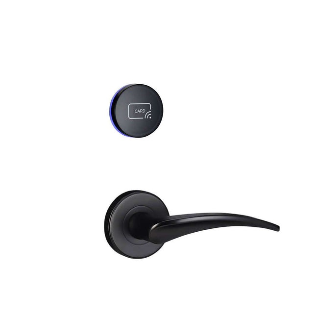 Electronic RFID Hotel Door Lock with Audit Trail, Card Reader & Stainless Steel Latch