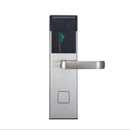 Electronic RFID Door Lock with Stainless Steel Finish for Hotel Rooms, 5 Pin Security Cylinder