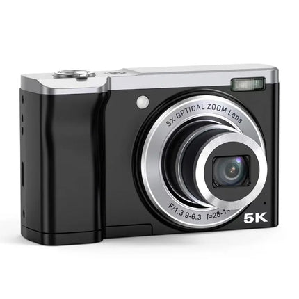 Portable 5K Digital Camera with 5x Optical Zoom, Autofocus, Touch Screen and Image Stabilisation
