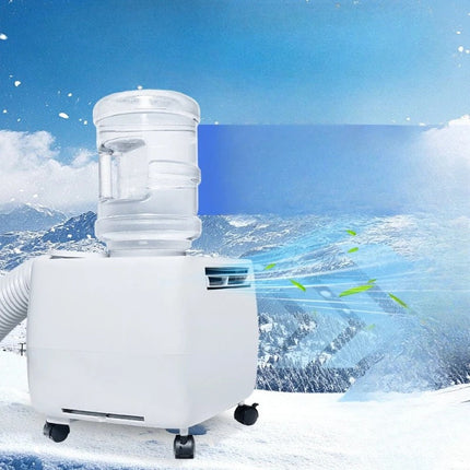 Portable Water-Cooled Air Conditioner & Dehumidifier 5-in-1, 1200–1500W Cooling, Low Energy