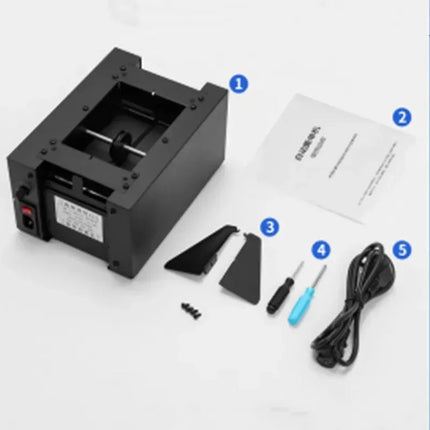 Automatic Paper Cutting Machine 28W High-Speed Desktop Sheet Tearing Unit Black