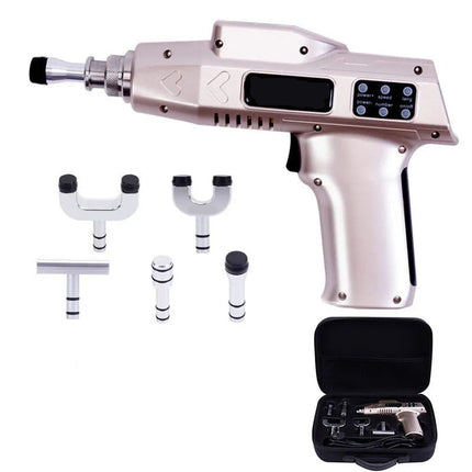 Corded Electric Press Tool 65W Multi-Head Adjustable Pressure Compact Design Champagne Gold